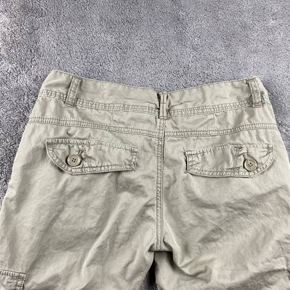 Union Bay Utility Cargo Shorts Womens 3 Cream Beige - Picture 12 of 13